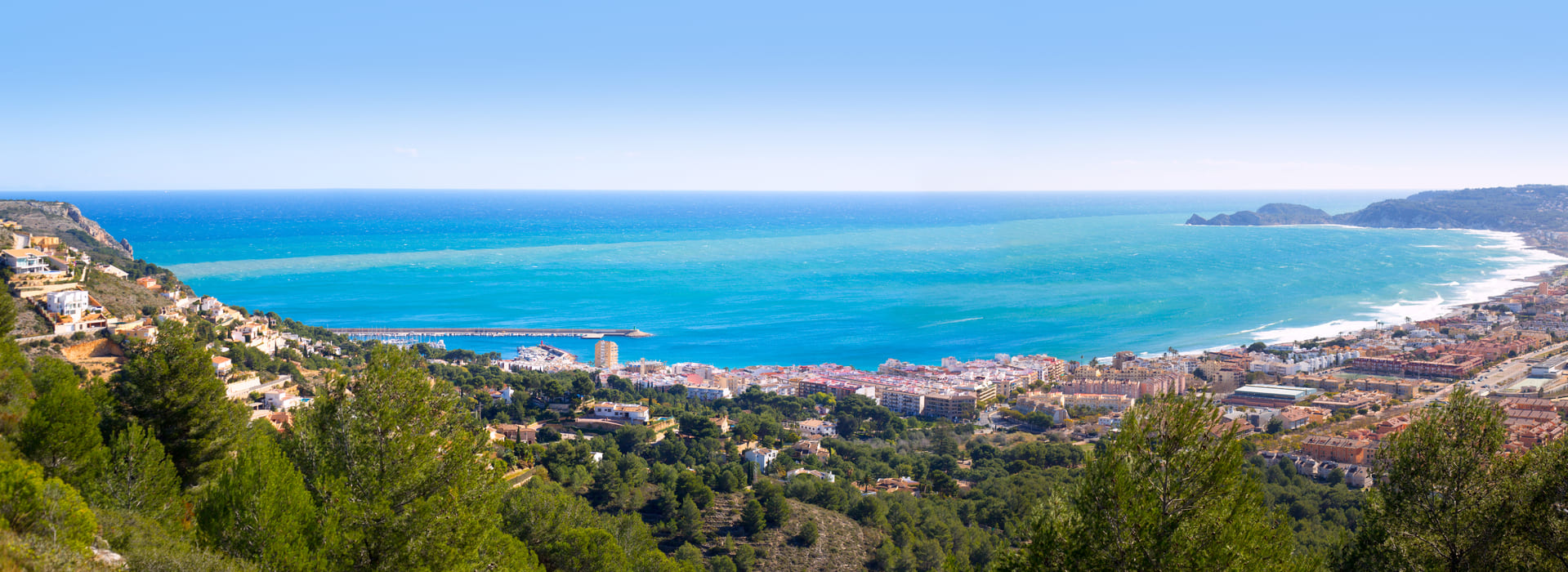 Vistas de la ciudad de Jávea