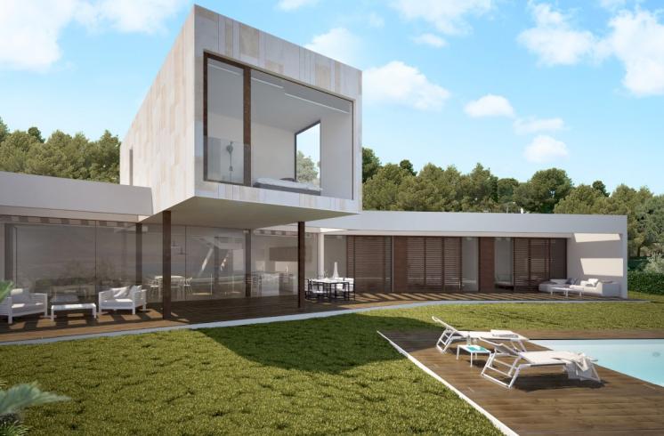 Proyecto de villa con vistas al mar en Jávea.