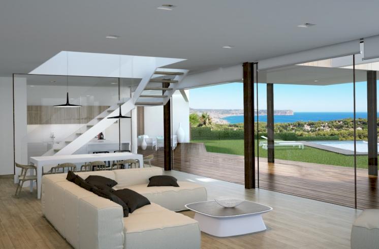 Proyecto de villa con vistas al mar en Jávea.