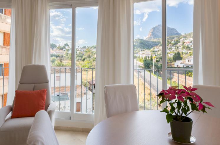 Piso con vistas abiertas en Puchol, Jávea