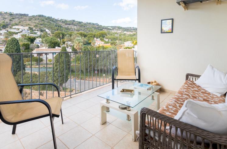 Piso con vistas abiertas en Puchol, Jávea