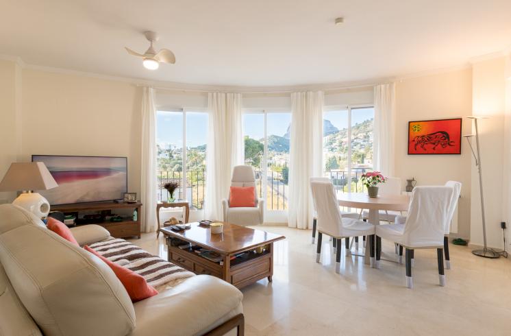 Piso con vistas abiertas en Puchol, Jávea